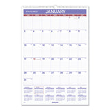 Erasable Wall Calendar, 15.5 X 22.75, White Sheets, 12-month (jan To Dec): 2022