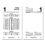 AT-A-GLANCE® Financial Desk Calendar Refill, 3.5 X 6, White Sheets, 2022 freeshipping - TVN Wholesale 