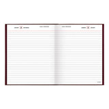 AT-A-GLANCE® Standard Diary Daily Diary, 2022 Edition, Medium-college Rule, Red Cover, 9.5 X 7.5, 200 Sheets freeshipping - TVN Wholesale 