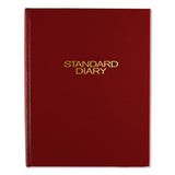 Standard Diary Daily Diary, 2022 Edition, Medium-college Rule, Red Cover, 9.5 X 7.5, 200 Sheets