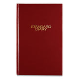 Standard Diary Daily Diary, 2022 Edition, Wide-legal Rule, Red Cover, 12 X 7.75, 200 Sheets