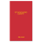 AT-A-GLANCE® Standard Diary Daily Journal, 2022 Edition, Wide-legal Rule, Red Cover, 12 X 7.75, 210 Sheets freeshipping - TVN Wholesale 