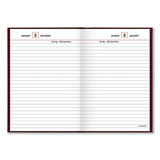 AT-A-GLANCE® Standard Diary Daily Reminder Book, 2022 Edition, Medium-college Rule, Red Cover, 7.5 X 5.13, 201 Sheets freeshipping - TVN Wholesale 