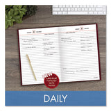 AT-A-GLANCE® Standard Diary Daily Reminder Book, 2022 Edition, Medium-college Rule, Red Cover, 8.25 X 5.75, 201 Sheets freeshipping - TVN Wholesale 