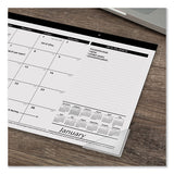 AT-A-GLANCE® Compact Desk Pad, 18 X 11, White Sheets, Black Binding, Clear Corners, 12-month (jan To Dec): 2022 freeshipping - TVN Wholesale 