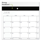 AT-A-GLANCE® Contemporary Monthly Desk Pad, 18 X 11, White Sheets, Black Binding-corners,12-month (jan To Dec): 2022 freeshipping - TVN Wholesale 