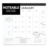 AT-A-GLANCE® Elevation Desk Pad Calendars, 21.75 X 17, White Sheets, Black Binding, Clear Corners, 12-month (jan To Dec): 2022 freeshipping - TVN Wholesale 