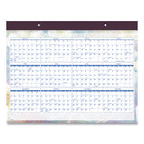 AT-A-GLANCE® Dreams Desk Pad Calendar, Seasonal Artwork, 21.75 X 17, Black Binding, Clear Corners, 12-month (jan-dec): 2022 freeshipping - TVN Wholesale 