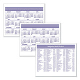 AT-A-GLANCE® Flip-a-week Desk Calendar And Base, 7 X 5.5, White Sheets, 2022 freeshipping - TVN Wholesale 