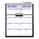 AT-A-GLANCE® Flip-a-week Desk Calendar And Base, 7 X 5.5, White Sheets, 2022 freeshipping - TVN Wholesale 