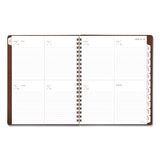 AT-A-GLANCE® Signature Collection Distressed Brown Weekly Monthly Planner, 8.5 X 5.5, Brown Cover, 13-month (jan To Jan): 2022 To 2023 freeshipping - TVN Wholesale 