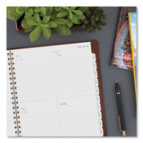 AT-A-GLANCE® Signature Collection Academic Weekly-monthly Planners, 11.5 X 8, Distressed Brown Cover, 13-month (july-july): 2021-2022 freeshipping - TVN Wholesale 