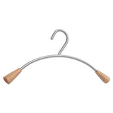 Alba™ Metal And Wood Coat Hangers, 6-set, Gray-mahogany freeshipping - TVN Wholesale 