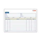 Two-part Invoice Book, Two-part Carbonless, 5.56 X 8.44, 1-page, 50 Forms