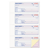 Receipt Book, Three-part Carbonless, 7.19 X 11, 4-page, 100 Forms