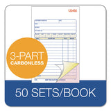 Adams® Carbonless Sales Order Book, Three-part Carbonless, 4.19 X 7.19, 50 Forms freeshipping - TVN Wholesale 
