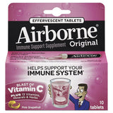 Airborne® Immune Support Effervescent Tablet, Pink Grapefruit, 10 Count freeshipping - TVN Wholesale 