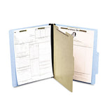 ACCO Colorlife Presstex Classification Folders, 1 Divider, Letter Size, Light Blue, 10-box freeshipping - TVN Wholesale 
