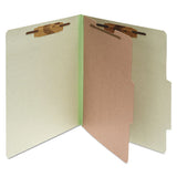 ACCO Pressboard Classification Folders, 1 Divider, Legal Size, Leaf Green, 10-box freeshipping - TVN Wholesale 