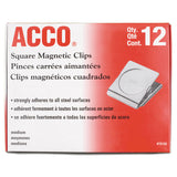 ACCO Magnetic Clips, 1", Silver freeshipping - TVN Wholesale 