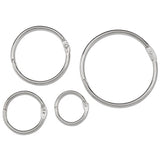 ACCO Metal Book Rings, 3-4" Diameter, 100 Rings-box freeshipping - TVN Wholesale 