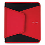 Five Star® Tech Zipper Binder, 3 Rings, 1.5" Capacity, 11 X 8.5, Red-black Accents freeshipping - TVN Wholesale 
