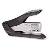 Spring-powered Premium Heavy-duty Stapler, 100-sheet Capacity, Black-silver