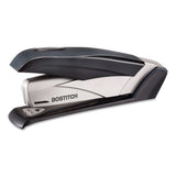 Influence+ 28 Premium Desktop Stapler, 28-sheet Capacity, Black-silver