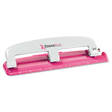 Bostitch® 12-sheet Ez Squeeze Incourage Three-hole Punch, 9-32" Holes, Pink freeshipping - TVN Wholesale 