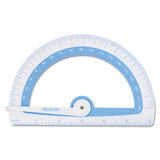 Soft Touch School Protractor With Microban Protection, Plastic, 6