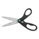 Westcott® Kleenearth Scissors, 8" Long, 3.25" Cut Length, Black Straight Handles, 2-pack freeshipping - TVN Wholesale 