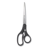 Westcott® Kleenearth Basic Plastic Handle Scissors, 9" Long, 4.25" Cut Length, Black Straight Handle freeshipping - TVN Wholesale 