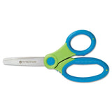 Westcott® Titanium Bonded Kids Scissors, Rounded Tip, 5" Long, 2" Cut Length, Randomly Assorted Straight Handles freeshipping - TVN Wholesale 