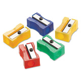 Westcott® One-hole Manual Pencil Sharpeners, 4 X 2 X 1, Assorted Colors, 24-pack freeshipping - TVN Wholesale 