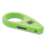 Westcott® Compact Safety Ceramic Blade Box Cutter, 2.25", Fixed Blade, Green freeshipping - TVN Wholesale 