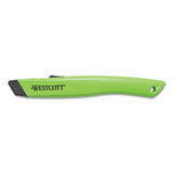 Westcott® Safety Ceramic Blade Box Cutter, 5.5", Green freeshipping - TVN Wholesale 