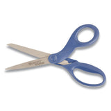 Westcott® Titanium Bonded Scissors, 8" Long, 3.5" Cut Length, Navy Straight Handle freeshipping - TVN Wholesale 