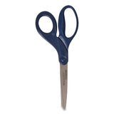 Westcott® Titanium Bonded Scissors, 8" Long, 3.5" Cut Length, Navy Straight Handle freeshipping - TVN Wholesale 