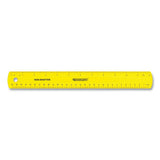 Westcott® Non-shatter Flexible Ruler, Standard-metric, 12" (30 Cm) Long, Plastic, Assorted Translucent Colors, 12-box freeshipping - TVN Wholesale 