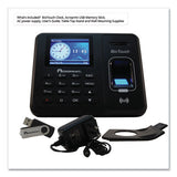 Acroprint® Biotouch Time Clock, 10,000 Employees, Black freeshipping - TVN Wholesale 