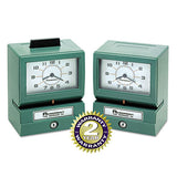 Model 150 Heavy-duty Time Recorder, Automatic Operation, Month-date-1-12 Hours-minutes, Green