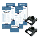 Acroprint® Exp250 Accessory Bundle, Weekly, Two Sides, 3.38 X 8.25 freeshipping - TVN Wholesale 