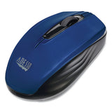 Adesso Imouse S50 Wireless Mini Mouse, 2.4 Ghz Frequency-33 Ft Wireless Range, Left-right Hand Use, Blue freeshipping - TVN Wholesale 