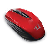 Adesso Imouse S50 Wireless Mini Mouse, 2.4 Ghz Frequency-33 Ft Wireless Range, Left-right Hand Use, Red freeshipping - TVN Wholesale 