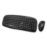 Adesso Wkb1330cb Wireless Desktop Keyboard And Mouse Combo, 2.4 Ghz Frequency-30 Ft Wireless Range, Black freeshipping - TVN Wholesale 