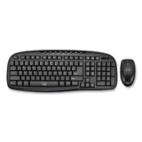 Adesso Wkb1330cb Wireless Desktop Keyboard And Mouse Combo, 2.4 Ghz Frequency-30 Ft Wireless Range, Black freeshipping - TVN Wholesale 