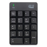 Adesso Wkb6010ub Wireless 18-key Numeric Usb Keypad, Black freeshipping - TVN Wholesale 