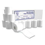 Alliance Armor Antimicrobial Receipt Roll Paper, 3" X 130 Ft, White, 50-carton freeshipping - TVN Wholesale 
