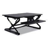 Alera® Adaptivergo Sit Stand Lifting Workstation, 35.13" X 23.38" X 5.88" To 19.63", Black freeshipping - TVN Wholesale 