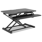 Alera® Adaptivergo Sit-stand Workstation, 37.38" X 26.13" X 4.33" To 19.88", Black freeshipping - TVN Wholesale 